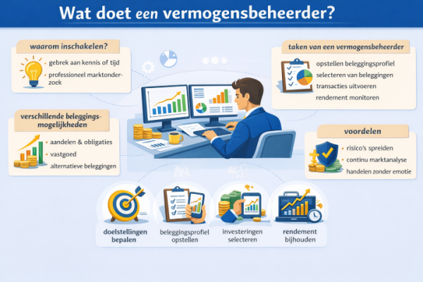 Alles over het beroep vermogensbeheerder Wat doet een vermogensbeheerder
